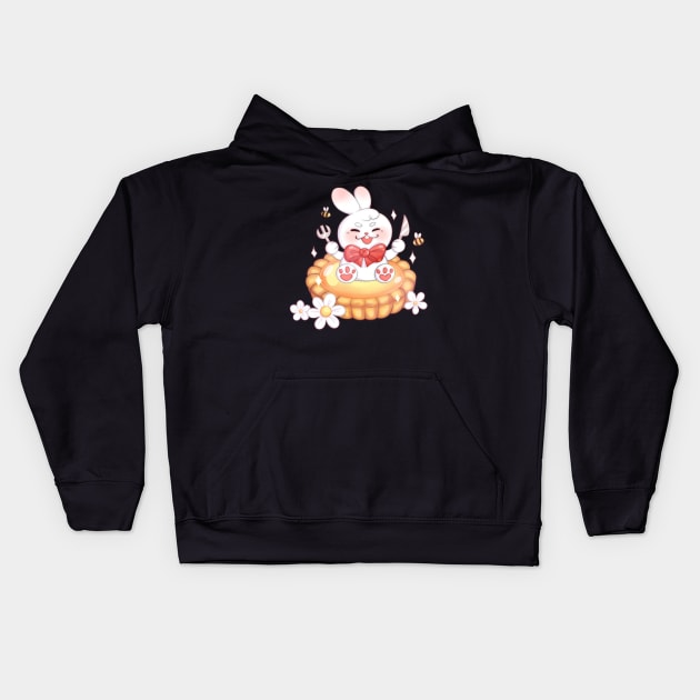 Sweet tooth bunny Kids Hoodie by Itsacuteart